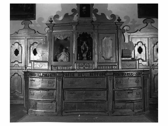 armadio da sacrestia - ambito pugliese (seconda metà sec. XVIII)