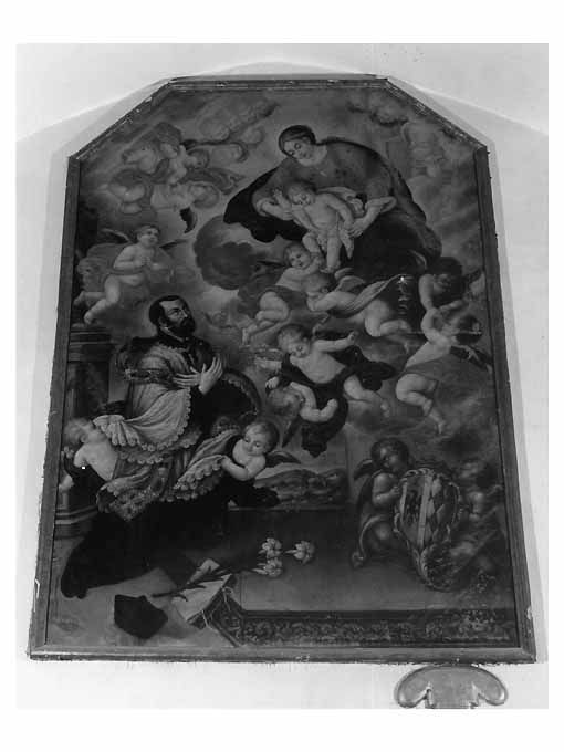 Apparizione della Vergine a sant'Ignazio di Loyola (dipinto) - ambito pugliese (metà sec. XVIII)