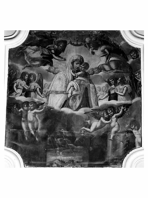 Madonna del Carmelo (dipinto) di Francesco da Martina (attribuito) (sec. XVII)