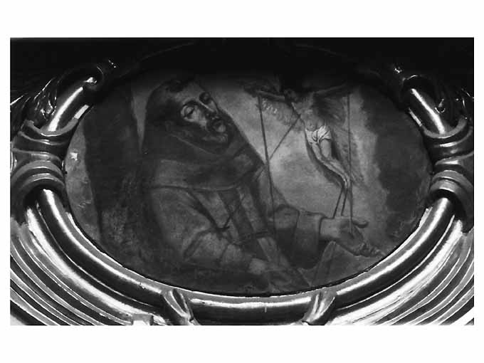 San Francesco d'Assisi riceve le stimmate (dipinto) - ambito francescano (prima metà sec. XVIII)