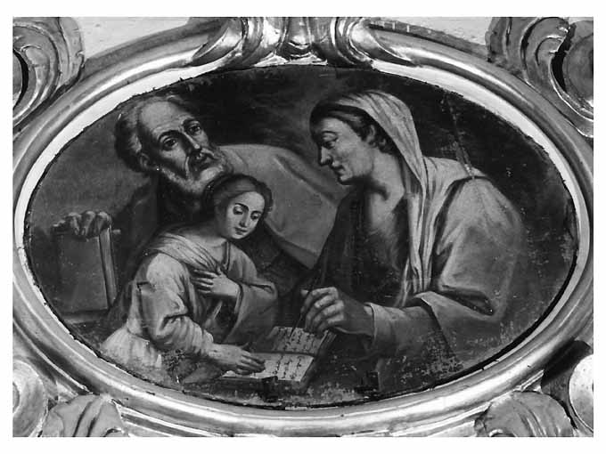 educazione di Maria Vergine (dipinto) - ambito francescano (prima metà sec. XVIII)