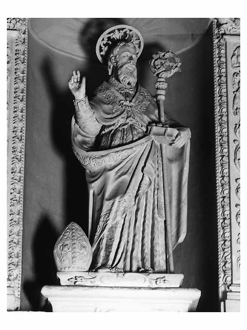 San Nicola di Bari (statua) - ambito Italia meridionale (fine/inizio secc. XVII/ XVIII)