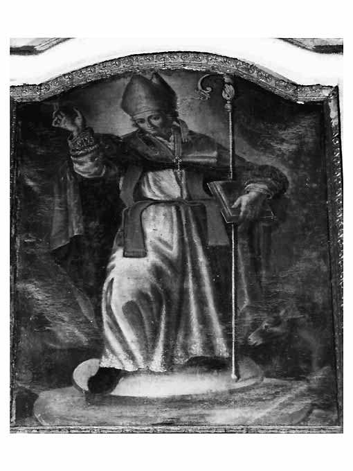 Santo vescovo (Tommaso da Villanova ?) (dipinto) - ambito Italia meridionale (seconda metà sec. XVIII)