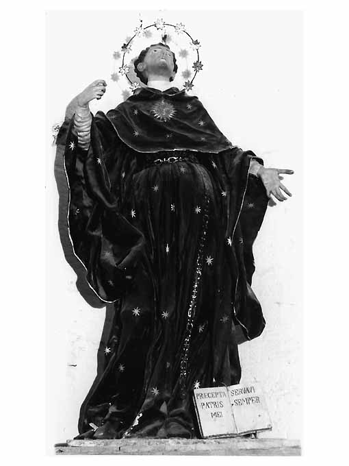 San Nicola da Tolentino (statua) - ambito salentino (fine/inizio secc. XIX/ XX)