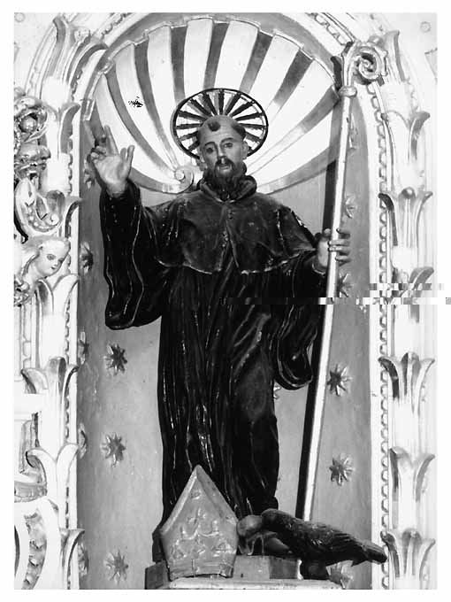 San Benedetto (statua) - ambito salentino (seconda metà sec. XVIII)