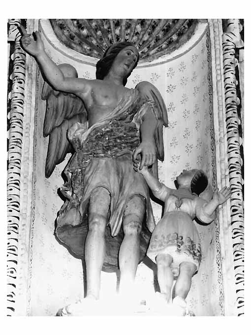 angelo custode (statua) - ambito Italia meridionale (prima metà sec. XVIII)