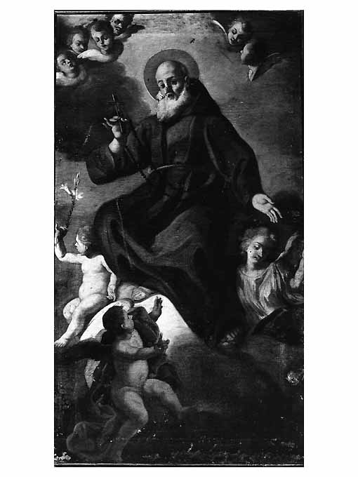 Gloria di san Corrado da Barzan (dipinto) - ambito pugliese (sec. XVIII)