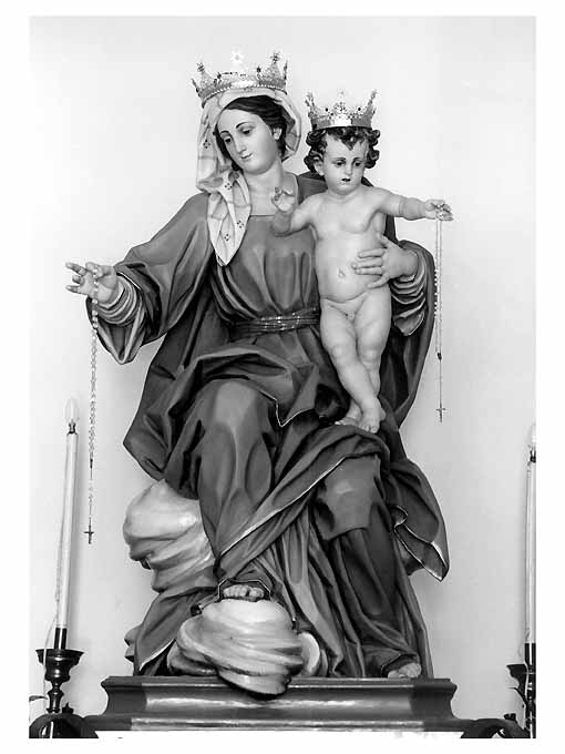 Madonna del Rosario (statua) - ambito napoletano (seconda metà sec. XVIII)
