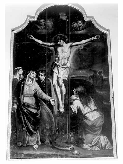 Crocifissione (dipinto) di Bianchi Pasquale (seconda metà sec. XVIII)