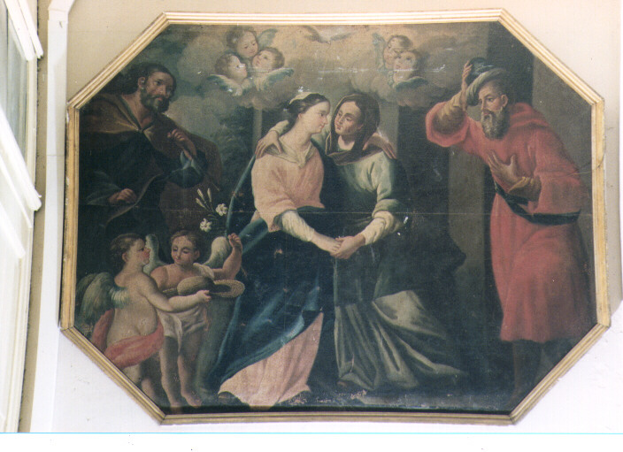 visitazione (dipinto) - ambito pugliese (seconda metà sec. XVIII)
