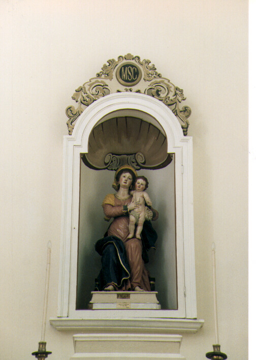 Madonna di Costantinopoli, Madonna con Bambino (statua) di Volpe Giuseppe (sec. XIX)