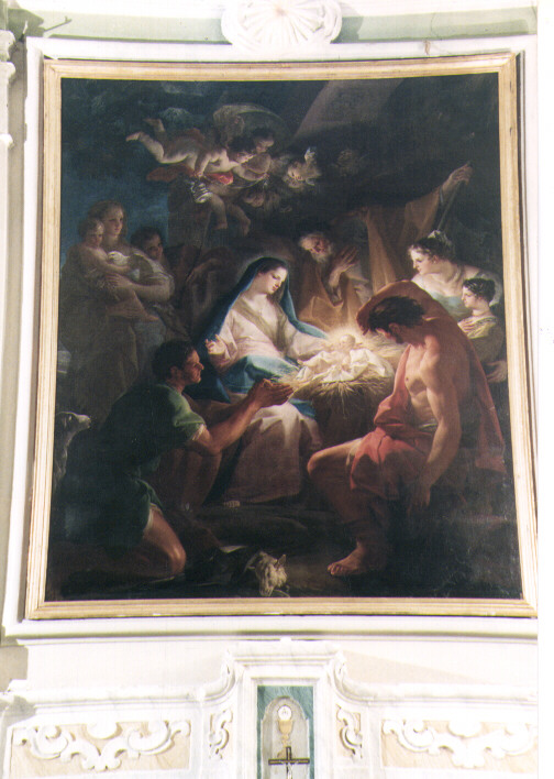 adorazione dei pastori (dipinto) di Giaquinto Corrado (terzo quarto sec. XVIII)