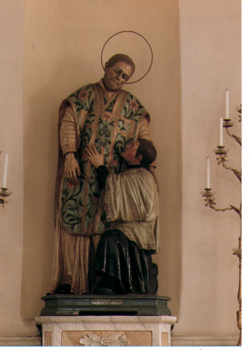 San Filippo Neri (statua) di Antolini Francesco Paolo (sec. XVIII)