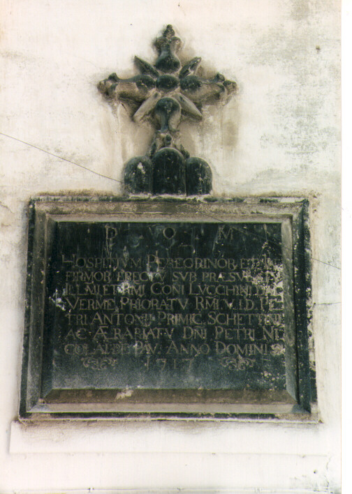 lapide commemorativa - ambito Italia meridionale (sec. XVIII)