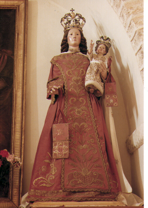 Madonna del Carmelo (statua) - ambito pugliese (metà sec. XIX)