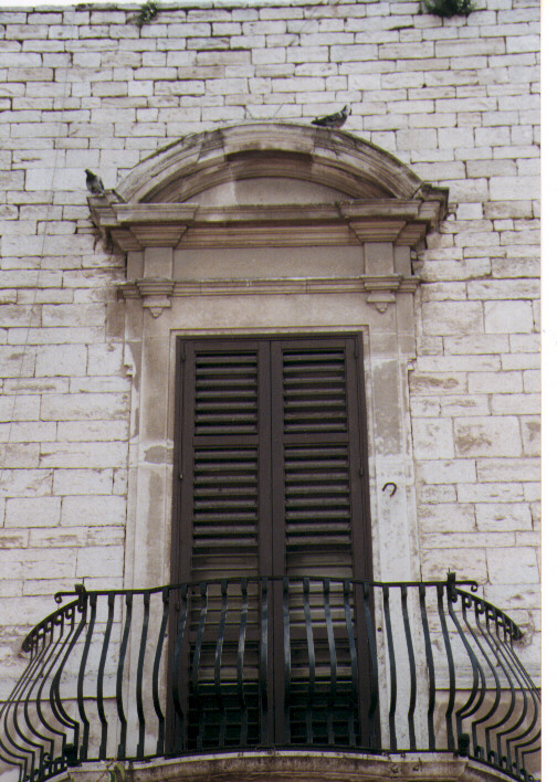 mostra di finestra, serie - ambito Italia meridionale (sec. XVIII)