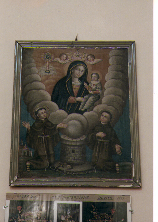 Madonna con Bambino (dipinto) di De Virgilis P. Francesco (sec. XIX)