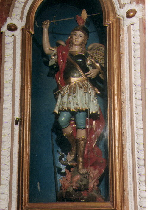 San Michele Arcangelo (statua) - ambito Italia meridionale (sec. XVIII)