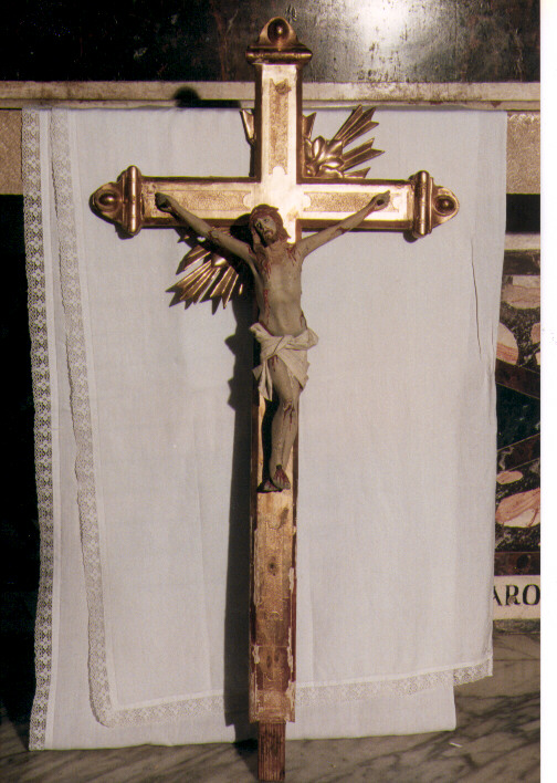 croce processionale - ambito pugliese (ultimo quarto sec. XIX)