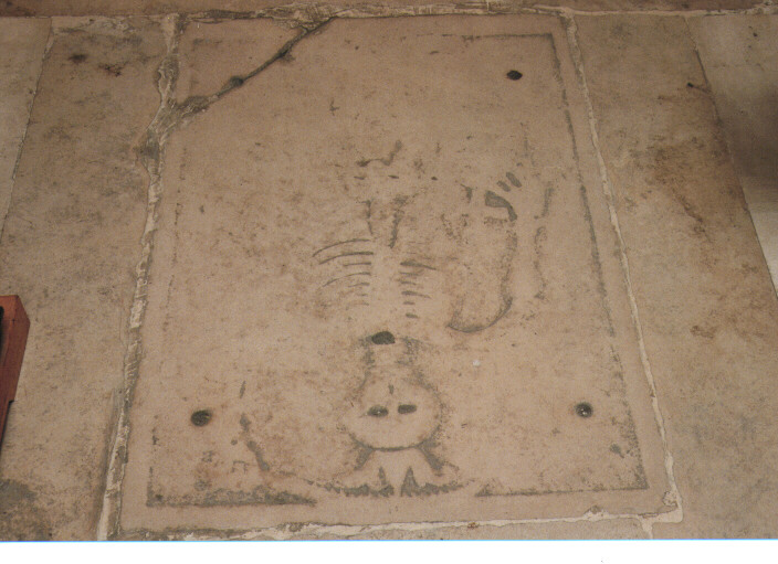 lastra tombale - ambito Italia meridionale (sec. XVIII)