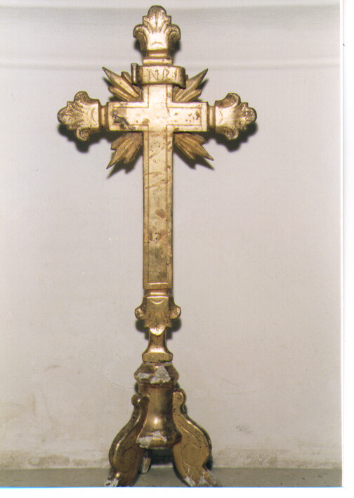 croce d'altare, elemento d'insieme - ambito Italia meridionale (sec. XVIII)