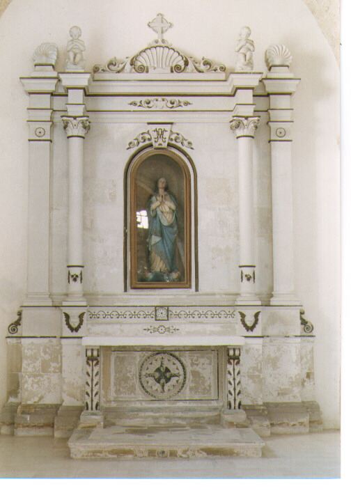 altare - ambito salentino (fine/inizio secc. XIX/ XX)