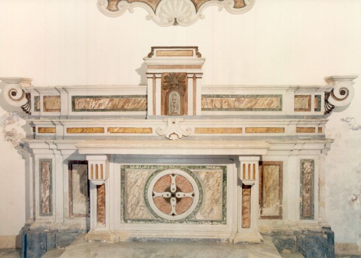 altare - ambito salentino (ultimo quarto sec. XIX)