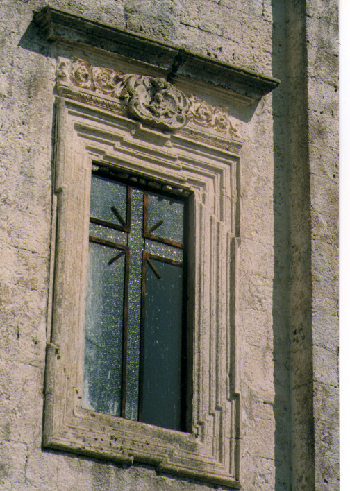 mostra di finestra, serie - ambito salentino (seconda metà sec. XVII)