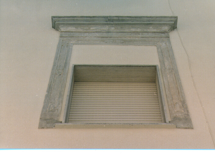 mostra di finestra - ambito salentino (prima metà sec. XVIII)