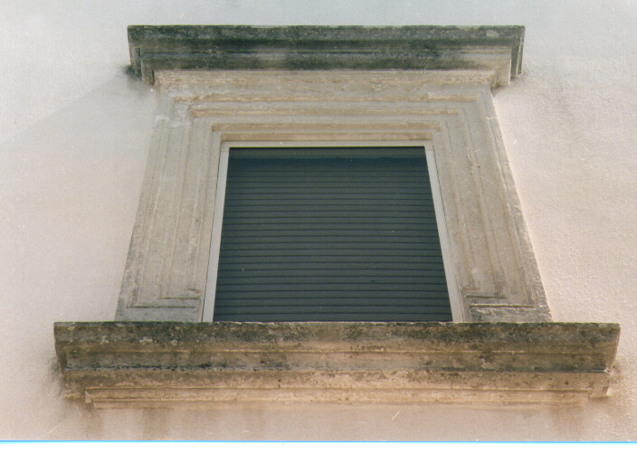 mostra di finestra, serie - ambito salentino (sec. XVIII)