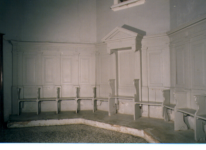 stalli del coro - ambito salentino (seconda metà sec. XIX)