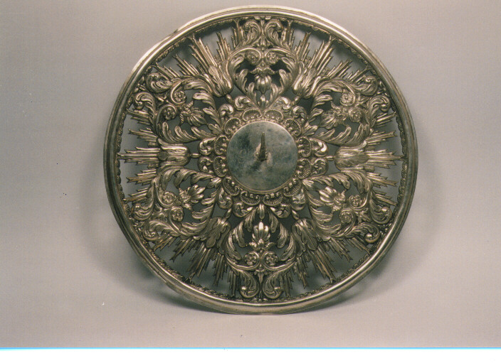 aureola di immagine sacra - ambito Italia meridionale (sec. XIX)