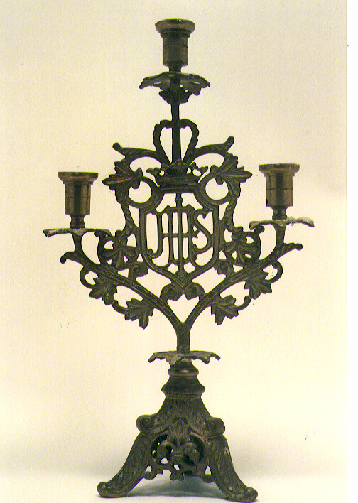 candelabro, serie - ambito Italia meridionale (fine/inizio secc. XIX/ XX)