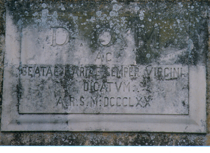 lapide documentaria - ambito salentino (sec. XIX)