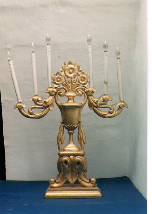 candeliere - ambito salentino (ultimo quarto sec. XIX)