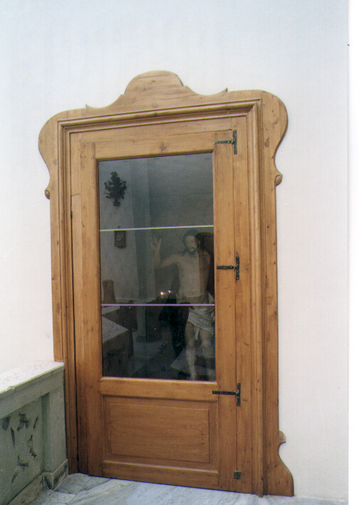 armadio - a muro, serie - ambito salentino (inizio sec. XIX)