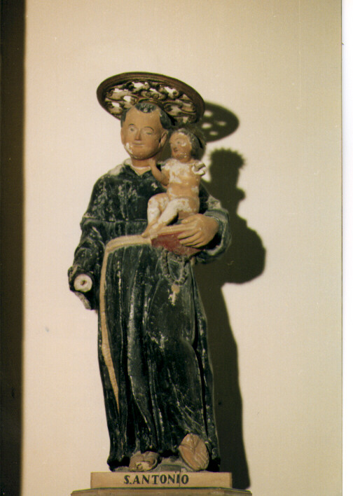 Sant'Antonio (statua) - ambito salentino (fine/inizio secc. XVII/ XVIII)