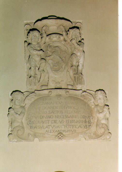 rilievo di Buffelli Placido (sec. XVII)