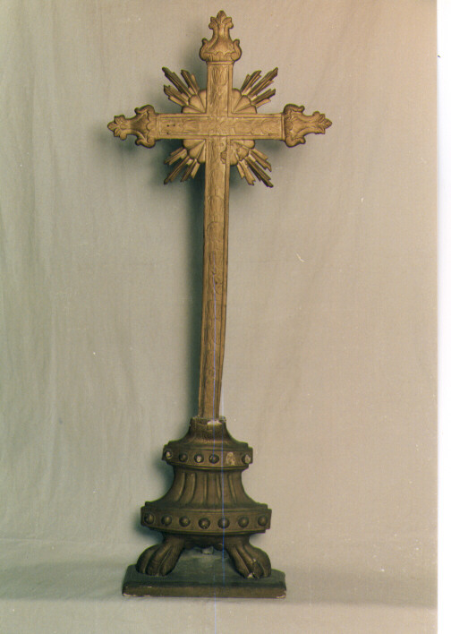 croce d'altare - ambito salentino (primo quarto sec. XIX)