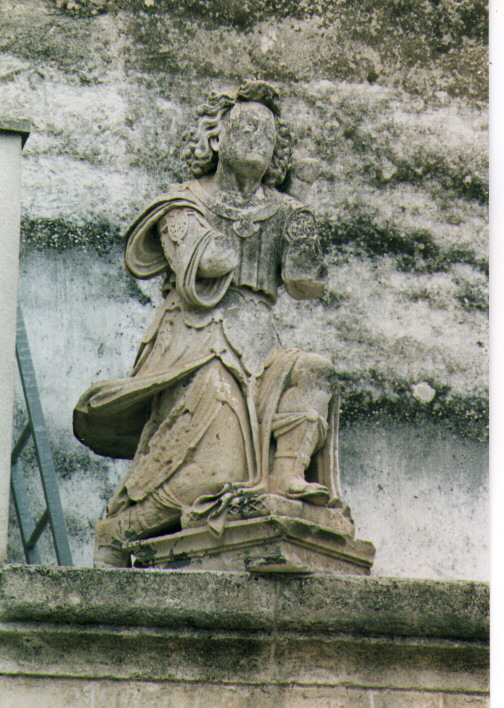 Angelo adorante (statua, serie) - ambito salentino (secc. XVII/ XVIII)