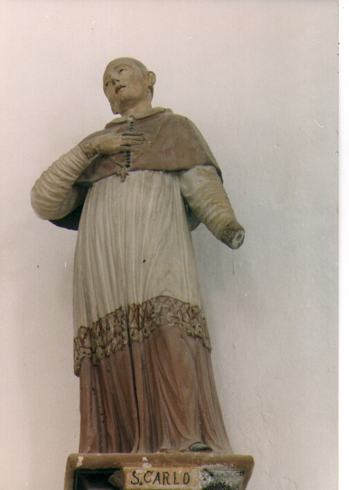 San Carlo (statua) - ambito salentino (seconda metà sec. XVII)