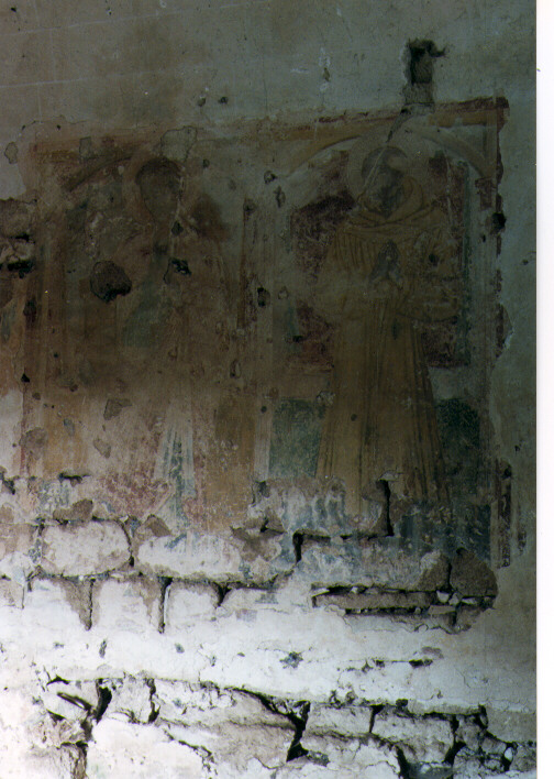 Santa e Santo francescano (dipinto) - ambito Italia meridionale (seconda metà sec. XV)