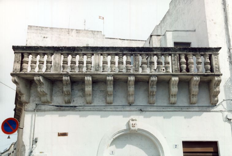 balcone - ambito salentino (sec. XIX)