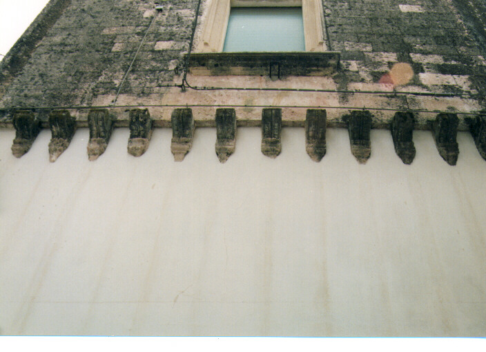 mensola, serie - ambito salentino (seconda metà sec. XVIII)