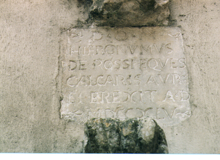 lapide - ambito salentino (sec. XVIII)