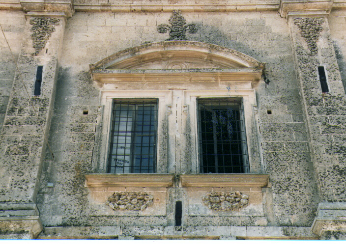 mostra di finestra - ambito salentino (prima metà sec. XIX)