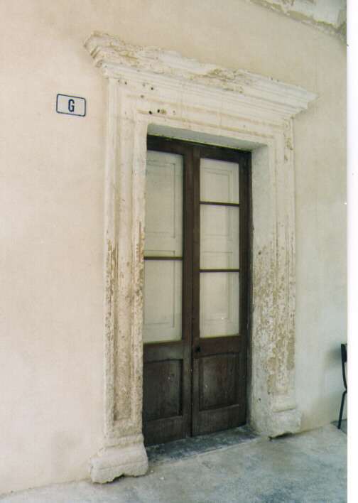 mostra di porta - ambito salentino (primo quarto sec. XVII)