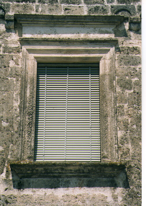 mostra di finestra - ambito salentino (primo quarto sec. XVII)