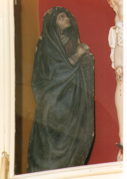 Madonna Addolorata (dipinto, frammento) - ambito Italia meridionale (seconda metà sec. XVI)