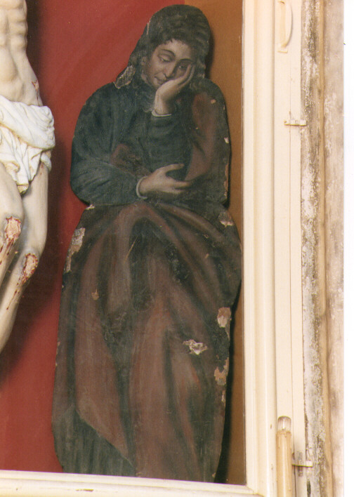 San Giovanni Evangelista (dipinto, frammento) - ambito Italia meridionale (seconda metà sec. XVI)